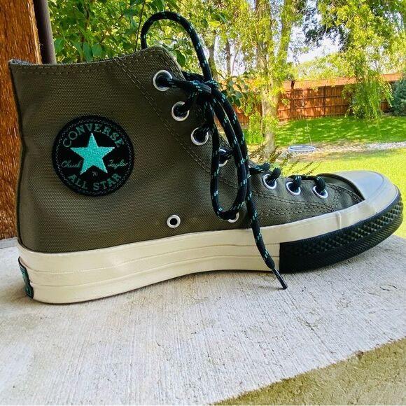 Converse Chuck Taylor All Star Hi 70 High Top 9.5 Wms /Mens 7.5 Surplus Green Hi - Picture 2 of 12